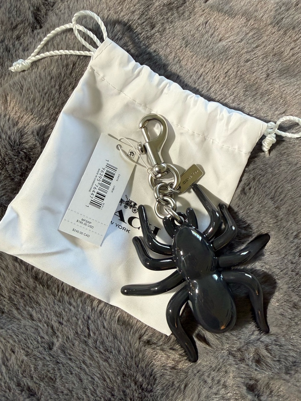 Coach Spider Keychain / bag charm